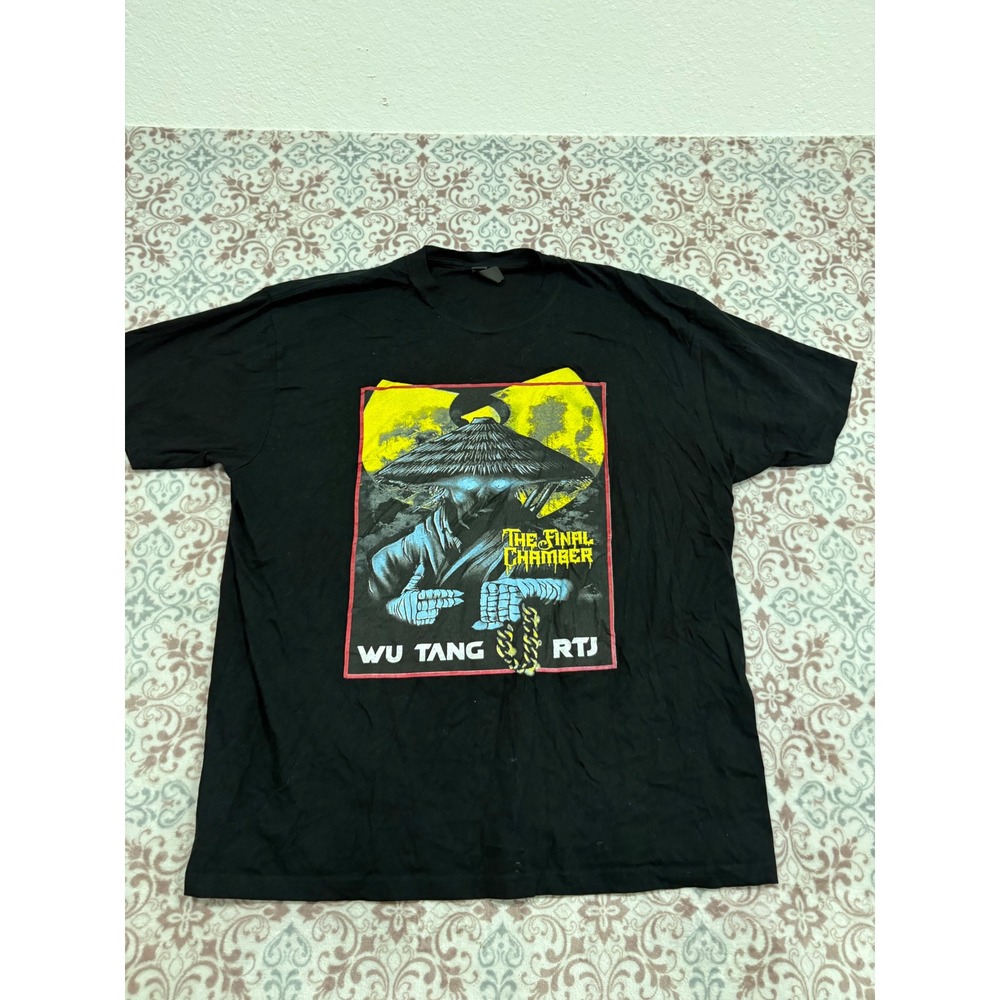Wu-Tang Clan RTJ Run The Jewels The Final Chamber Tour 2023 T-Shirt 2XL Black